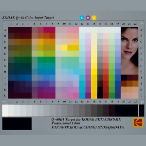 Kodak IT8.7/1 target 4&quot;x5&quot; transmissive KODA002 цветовая шкала