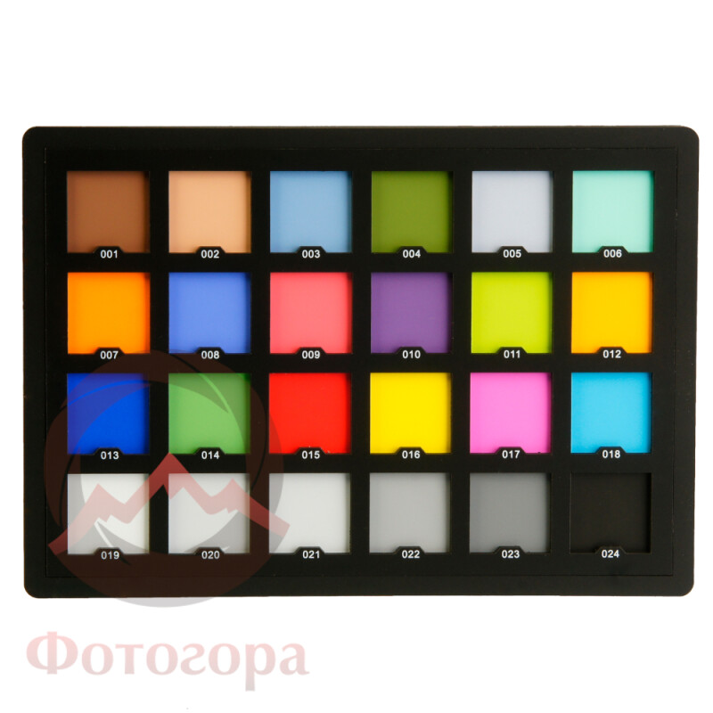 Fotokvant FM-02 шкала для профессиональной цветокоррекции 24 оттенка