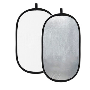 Grifon R-1218SW отражатель прямоугольный серебро-белый 120x180 см с дефектом