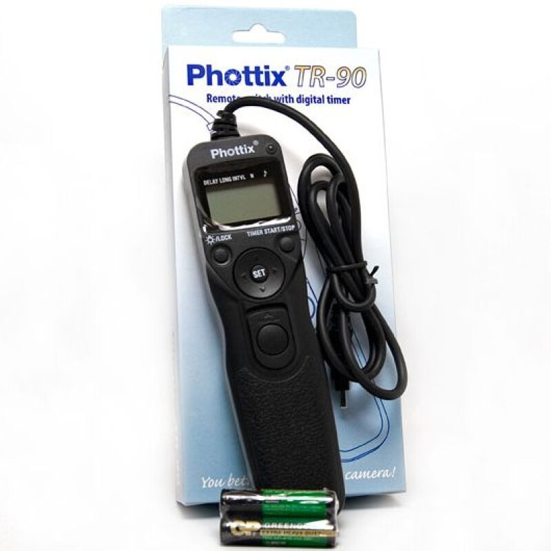 Phottix TR-90 N8 (18320) пульт дистанционного управления с таймером (Nikon MC-36)