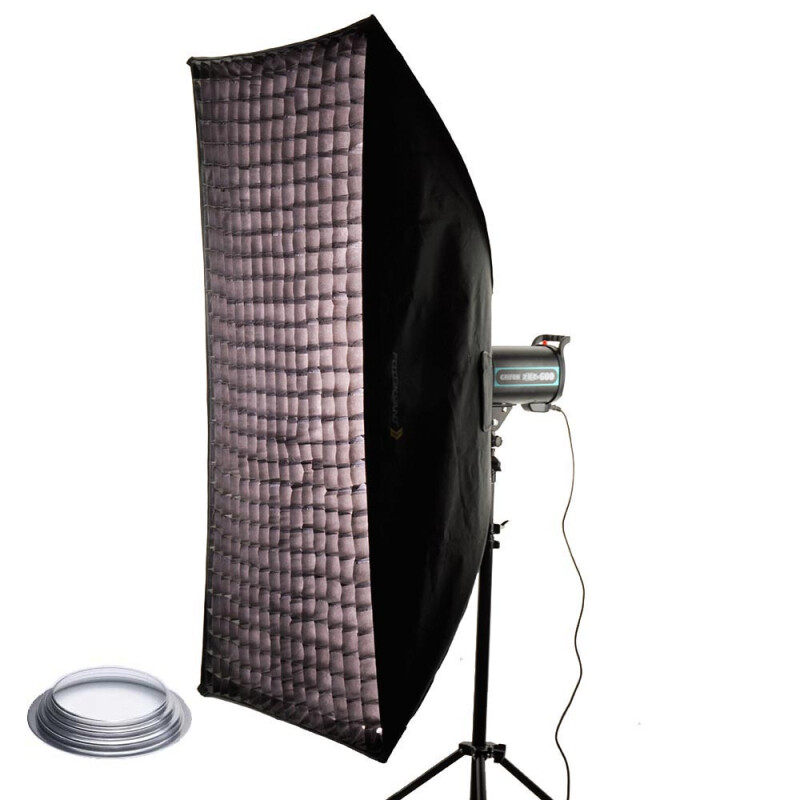 Fotokvant SB-75150HE-G софтбокс 75х150 см с сотами байонет Hensel