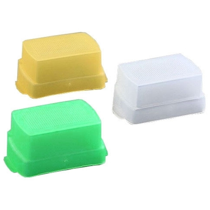 Phottix SB-600 комплект из трех цветных диффузоров для вспышки Nikon