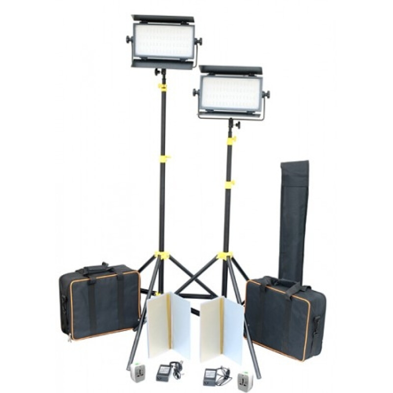 Proaim 2x500pc LED комплект светодиодного освещения для съемки видео