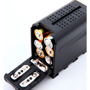 Falcon Eyes BB-6 адаптер на 6 аккумуляторов для светодиодных панелей и мониторов