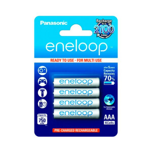 Panasonic Eneloop AAA 750 4BP (BK-4MCCE/4BE) аккумуляторы AАA 4 шт