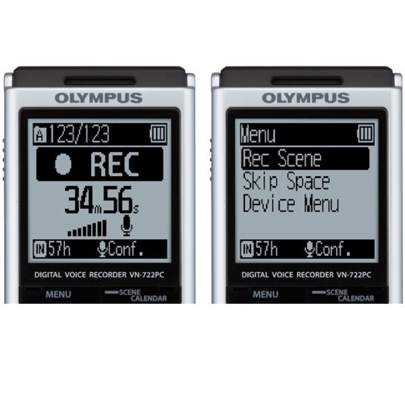 Olympus VN-415PC 2Gb цифровой диктофон белый