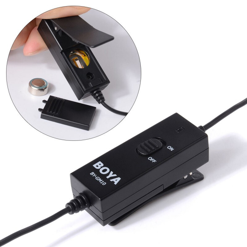 Boya BY-GM10 петличный микрофон для GoPro HERO4/3+/3