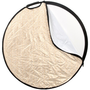 Raylab RRF-80-Grip Sunlight/White светоотражатель белый/золотистый с ручкой 80 см