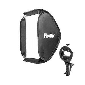 Phottix 82527 Transfolder софтбокс 80x80 см с рукояткой для накамерной вспышки