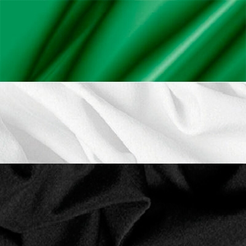 Fotokvant BG-3060 KIT комплект из трех фонов черный белый и зеленый