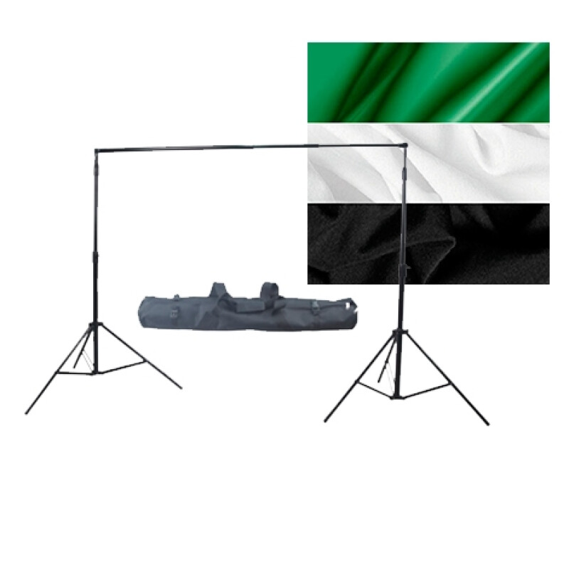 Fotokvant BG-3060-3030 KIT комплект 3 фонов с системой установки 3х3 м