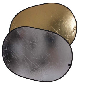 Aurora LDO 811 S/G Lite Disc oval отражатель 80х110 см золото-серебро