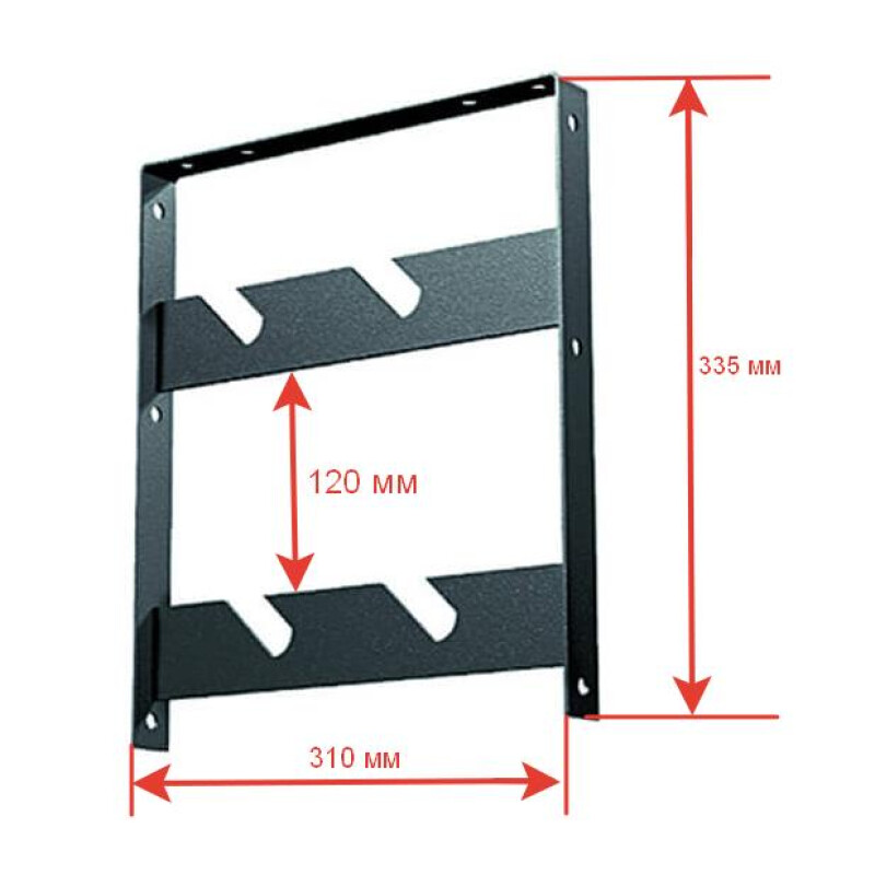 Manfrotto 854-4 черный кронштейн для 4 фонов