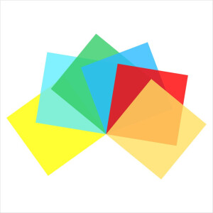 Fotokvant Color Kit (3245) набор №1 цветных гелевых фильтров 30x30 см