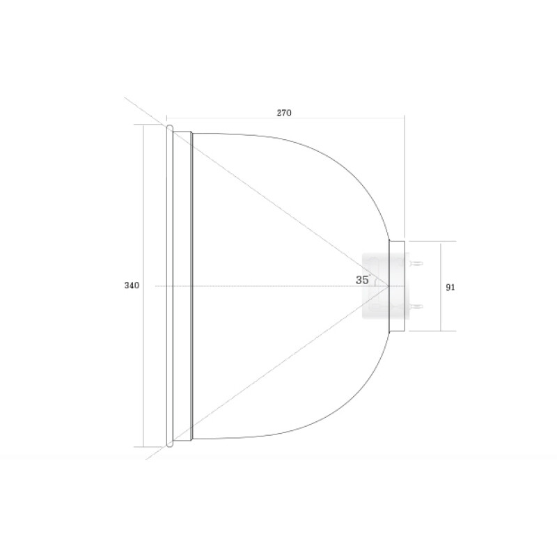 Aurora AHG037 сотовая решетка 10 градусов для рефлектора 34 см