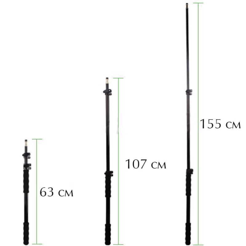 Fotokvant TSH-155  рукоятка телескопическая 155 см