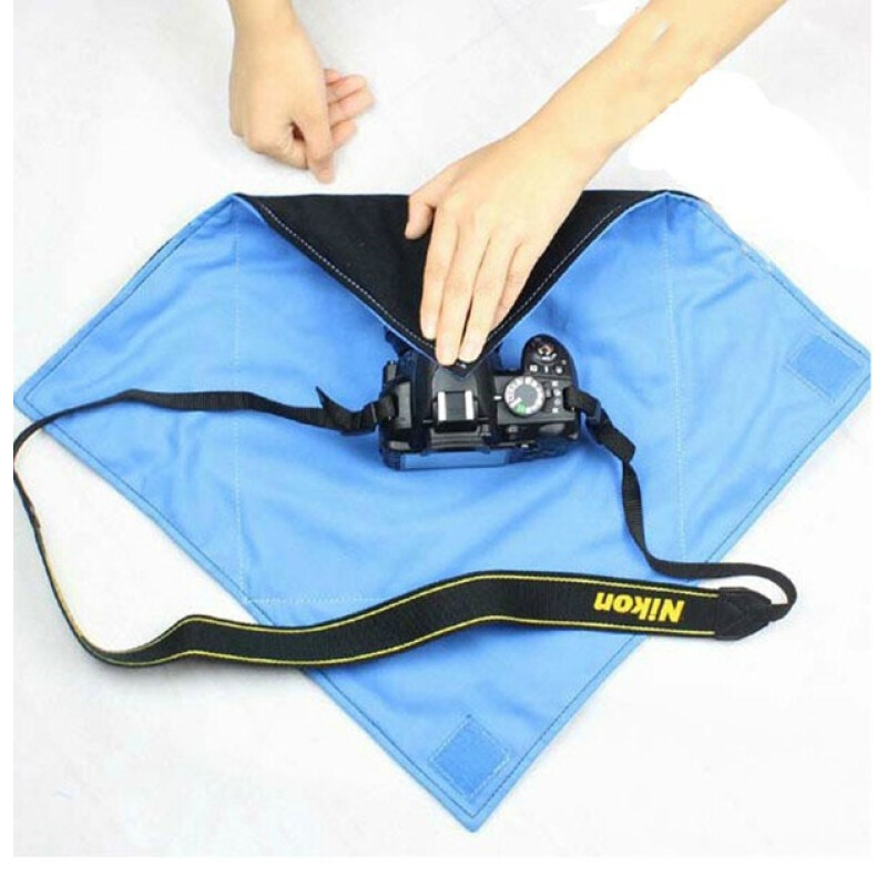 Fotokvant BWR-4040 Blue Wrapper сумка-обертка черно-синяя из чистящей ткани