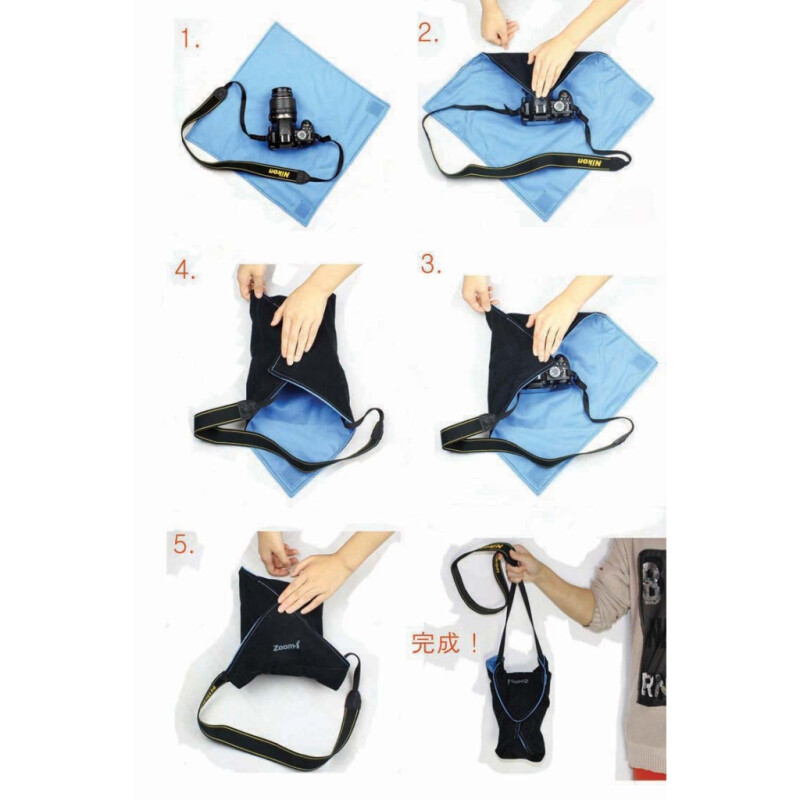 Fotokvant BWR-4040 Blue Wrapper сумка-обертка черно-синяя из чистящей ткани