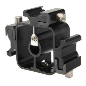 Fotokvant RFLH-08 цельнометаллический адаптер с горячими башмаками для 3 вспышек