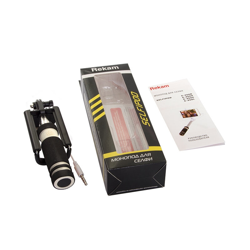 Rekam монопод для селфи SelfiPod S-350B черный
