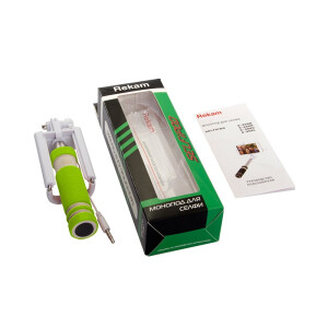 Rekam монопод для селфи SelfiPod S-350G зеленый