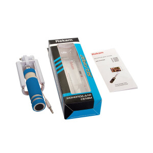 Rekam монопод для селфи SelfiPod S-350L синий