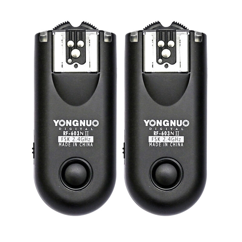 Yongnuo RF-603II N1 радиосинхронизатор для накамерных и студийных вспышек и пульт ДУ для Nikon D