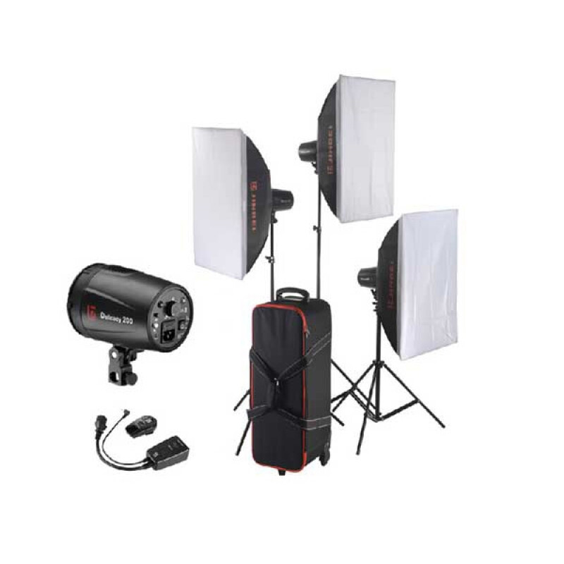 Jinbei D200 KIT 3- комплект импульсного освещения