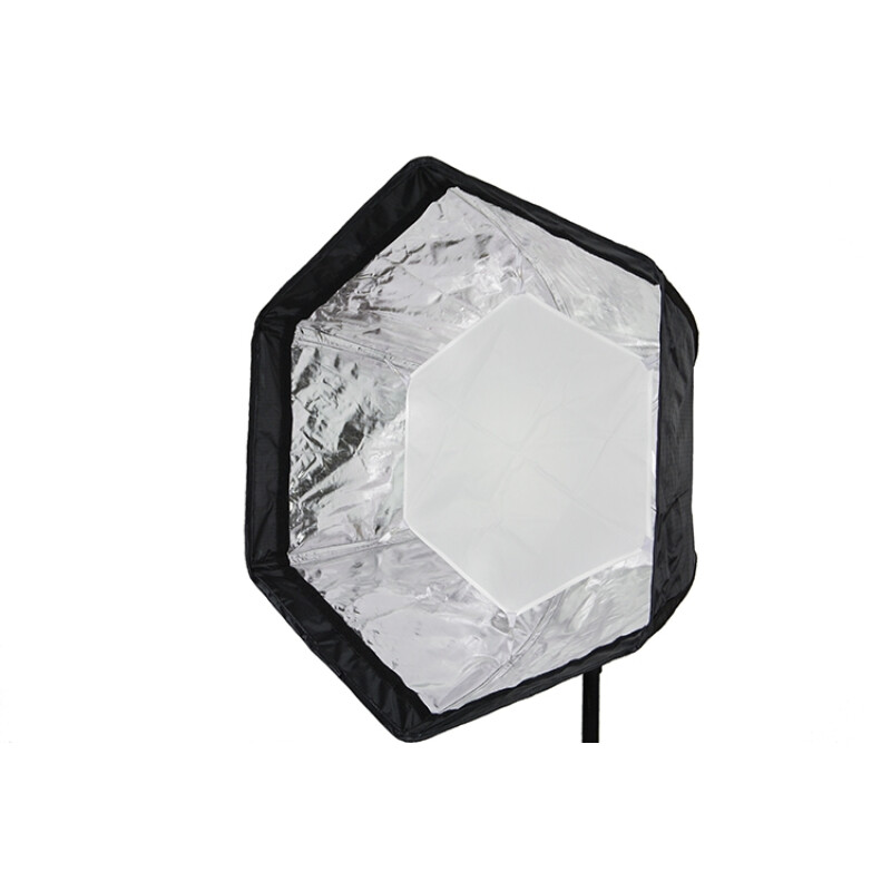 Fotokvant Hexagon-60 быстрораскладной софтбокс для накамерной вспышки 60 см
