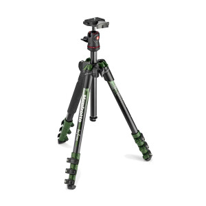 Manfrotto MKBFRA4GR-BH Befree New штатив и шаровая головка для фотокамеры зеленого цвета