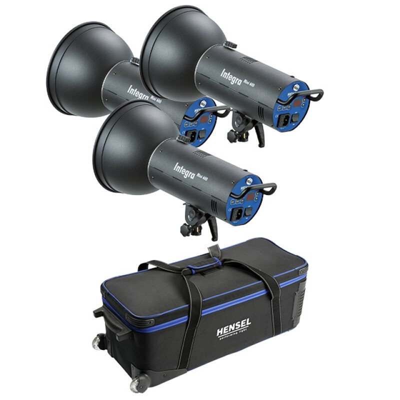 Hensel Integra Mini 600 8380P4191 комплект сутдийных осветителей 3 шт.