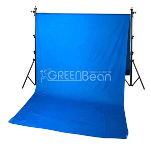 GreenBean Field Blue фон тканевый хромакейный 3,0х7,0 м голубой