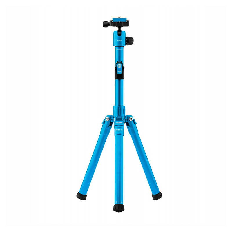 MeFoto Backpaker Travel Angel Tripods суперкомпактный штатив с головкой синий