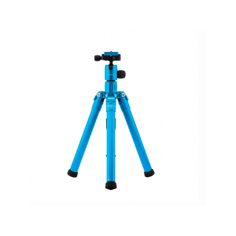 MeFoto Backpaker Travel Angel Tripods суперкомпактный штатив с головкой синий