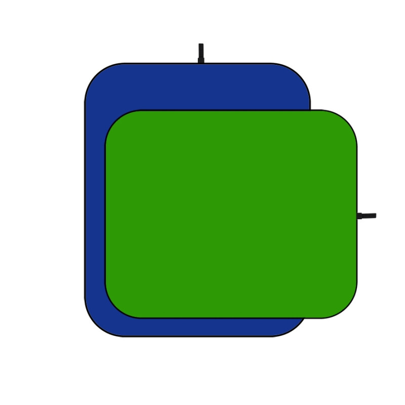 Visico BP-028 G/B складной двусторонний фон зеленый синий