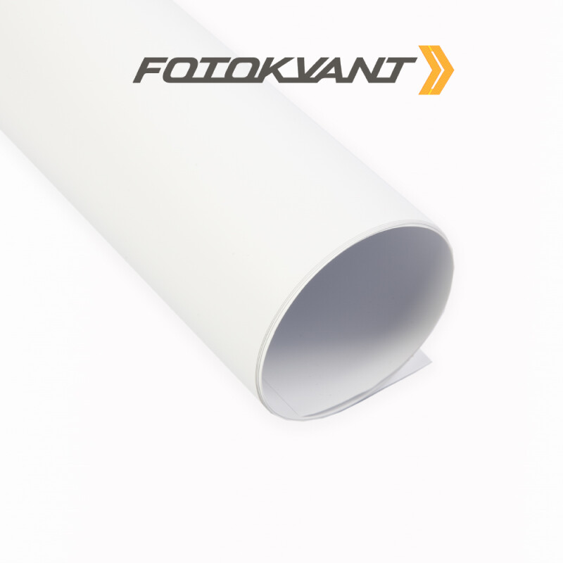 Fotokvant BP-0113MG White mat/gloss фон пластиковый белый матовый/глянцевый 0.95х1.3 м