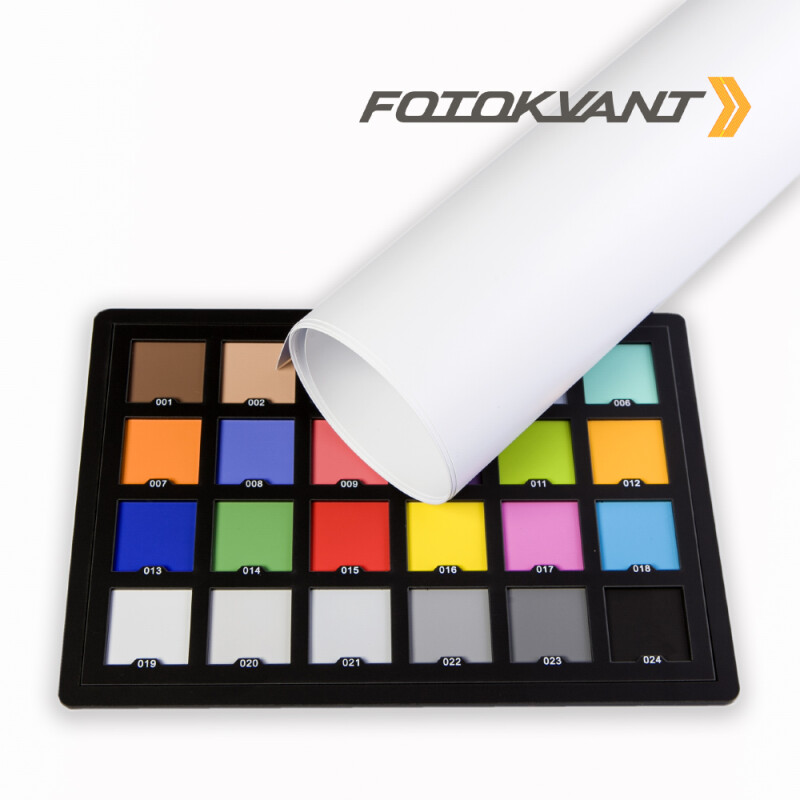 Fotokvant BP-0113MG White mat/gloss фон пластиковый белый матовый/глянцевый 0.95х1.3 м