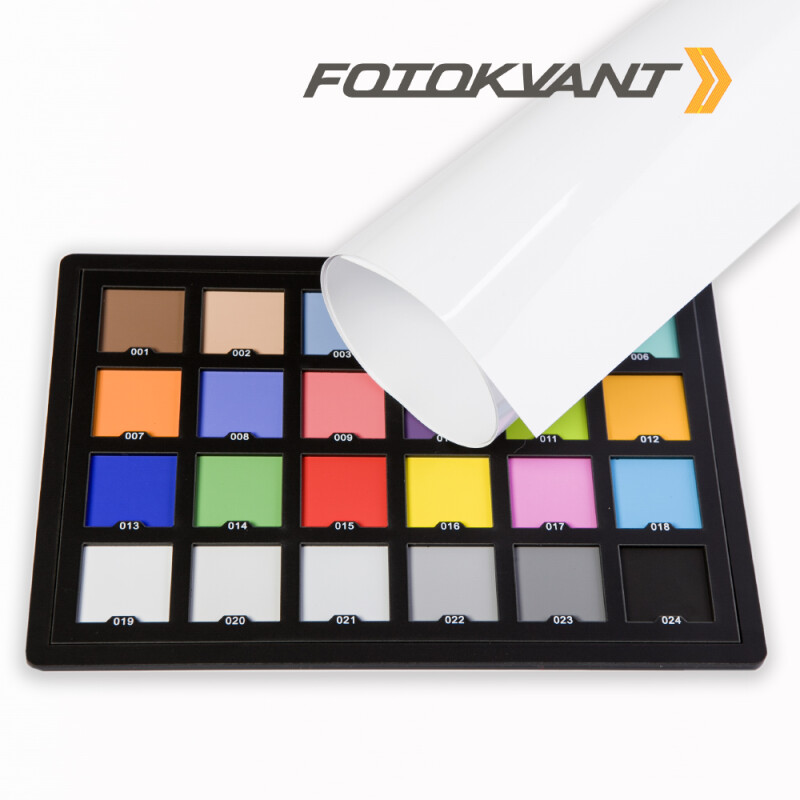 Fotokvant BP-0113MG White mat/gloss фон пластиковый белый матовый/глянцевый 0.95х1.3 м