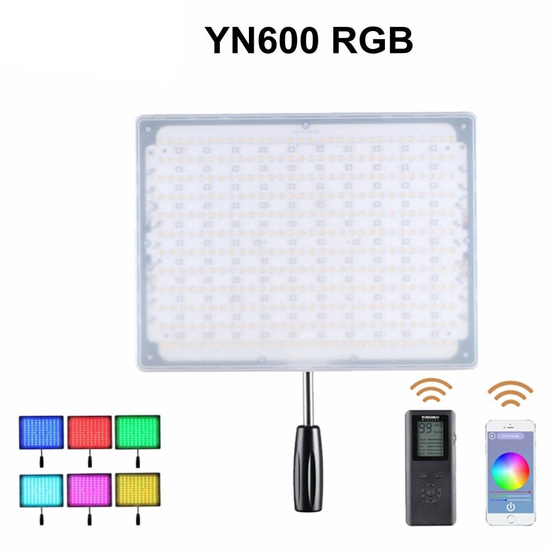YongNuo YN600 RGB 3200-5500K SMD RGB+LED осветитель светодиодный для фото и видеокамер