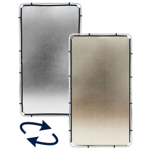 Lastolite (81234) SKYLITE Silver/Gold ткань двусторонняя золото/серебро для отражателя 110х200 см