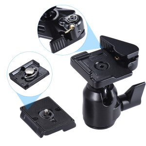 Fotokvant NVF-8047 шаровая голова с быстросъемной площадкой для Canon/Nikon/Sony