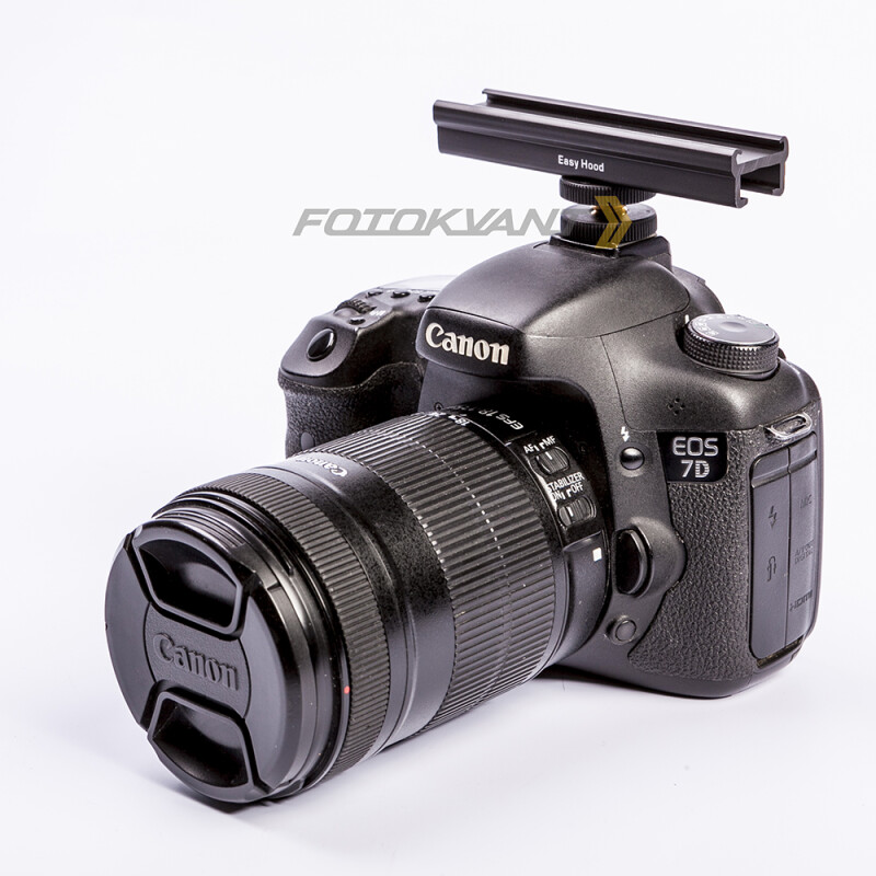 Fotokvant RFLH-19 кронштейн-рельс EasyHood 10 cм под холодный башмак камеры