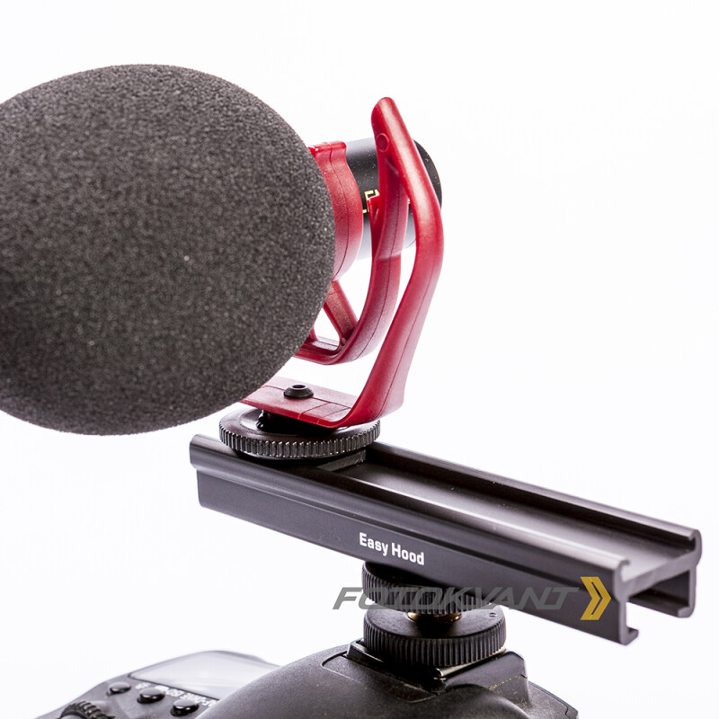 Fotokvant RFLH-19 кронштейн-рельс EasyHood 10 cм под холодный башмак камеры