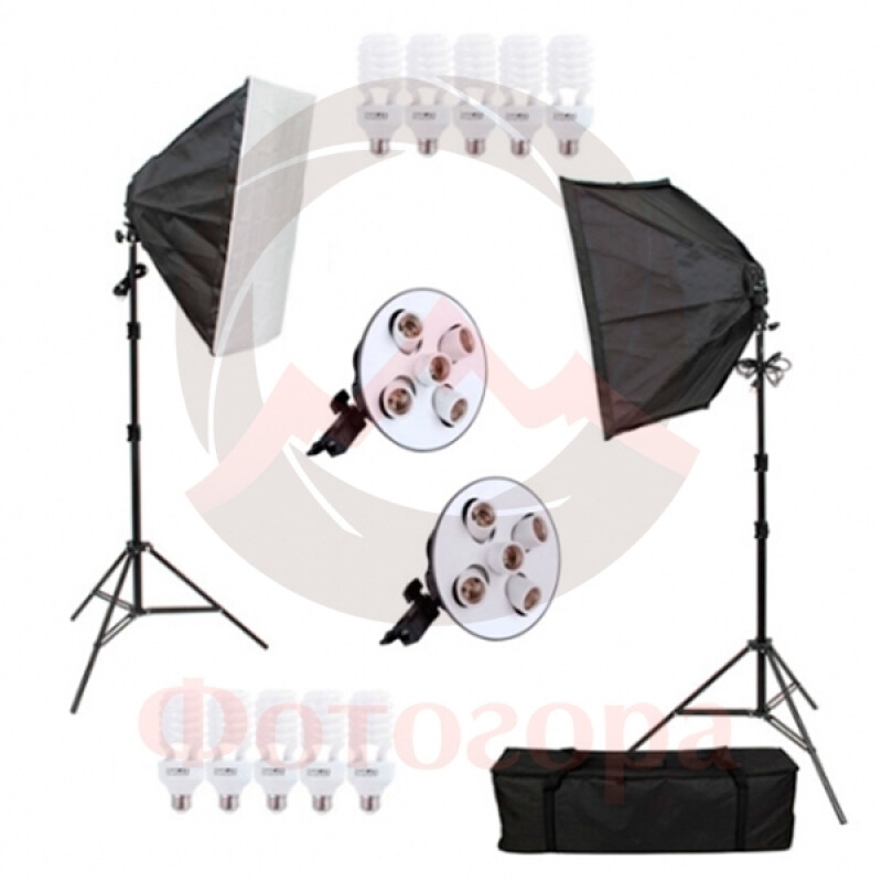 Fotokvant FL-5 KIT комплект постоянного света 450 Вт для блогера