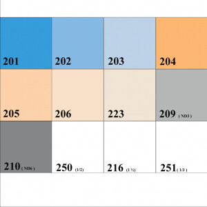 Fotokvant Color Kit (8340) набор №3 цветных гелевых фильтров 30x30 см