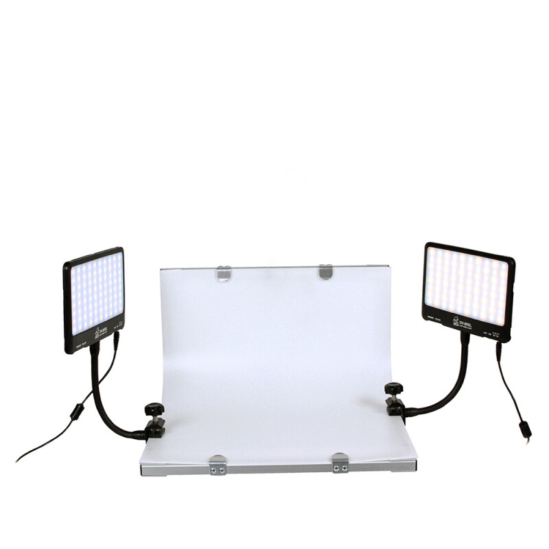 Grifon DV-280SL фотостол с двумя осветителями на гибких штангах