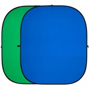 FST BP-025G складной фон 150х200 хромакей синий/зеленый