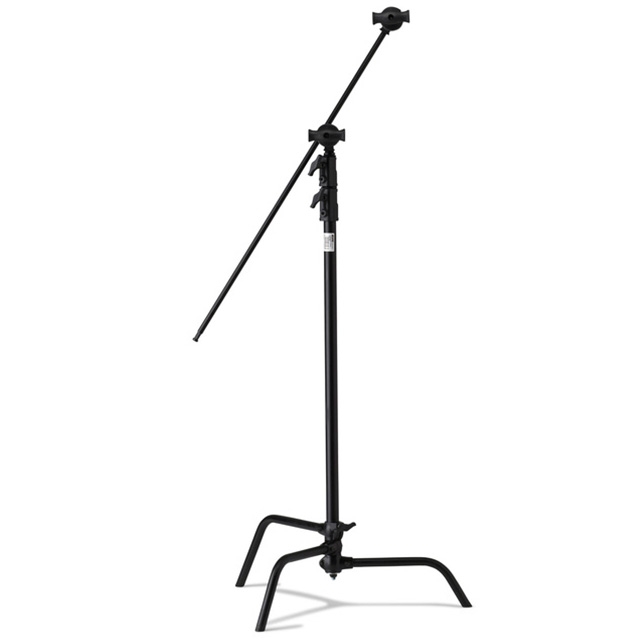 Kupo CS40MKB 40" C Stand Kits Black стандартная стойка в комплекте с головой и кронштейном Kupo CS40MKB 40" C Stand Kits Black стандартная стойка в комплекте с головой и кронштейном