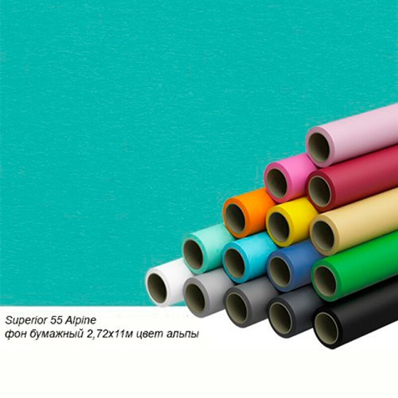 Superior 55 Alpine фон бумажный 1,35x6 м цвет альпы