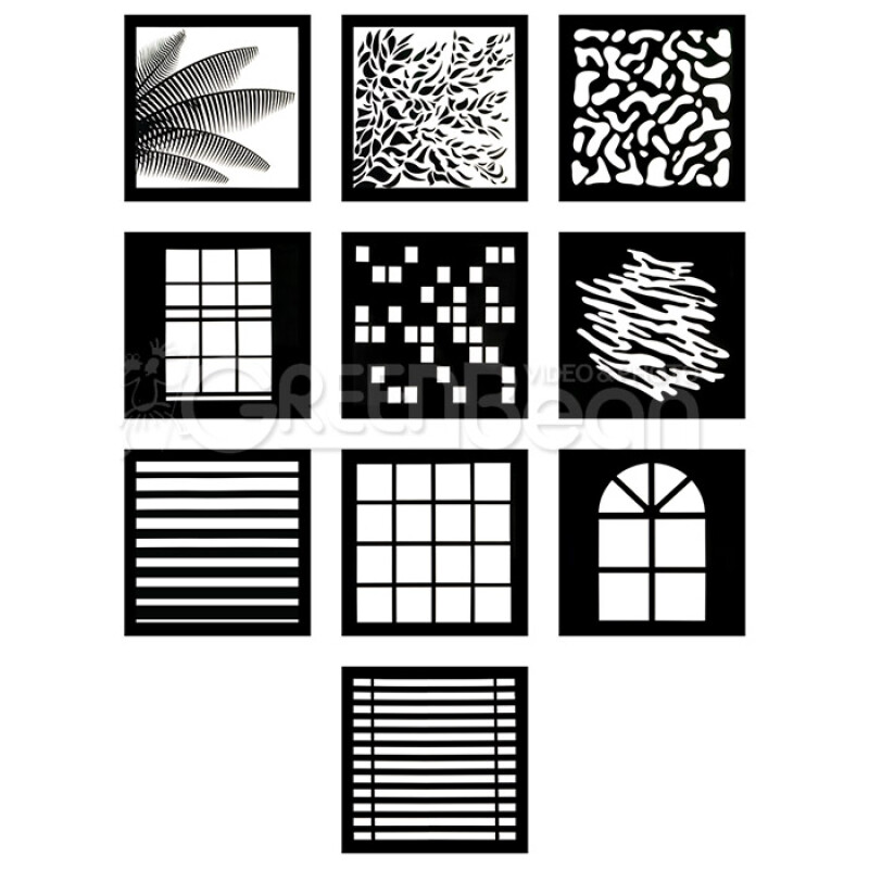 GreenBean Effect panel 60 набор масок Гобо